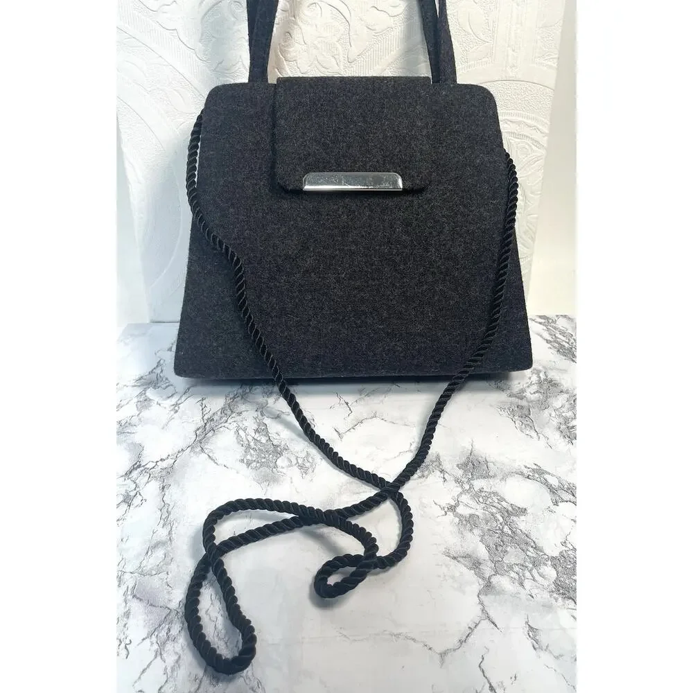 Black Structured Purse Swee Lo New York Handbag Cross Body